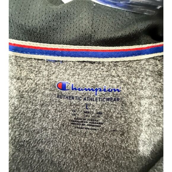 Champion Stadium Fleece Quarter Zip Hoodie, Clear Gloss C Logo large - Picture 6 of 12